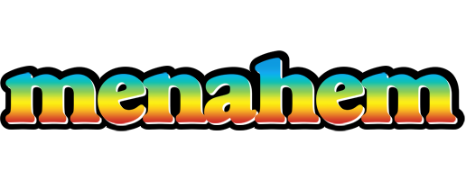 Menahem color logo