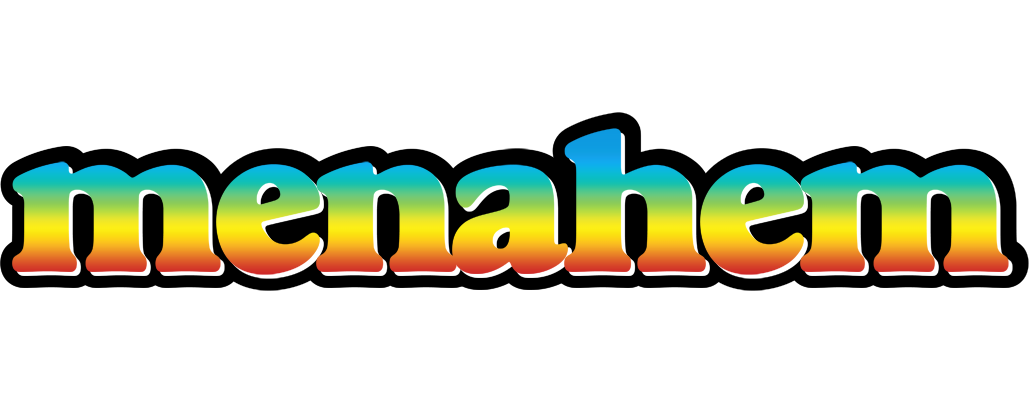 Menahem color logo