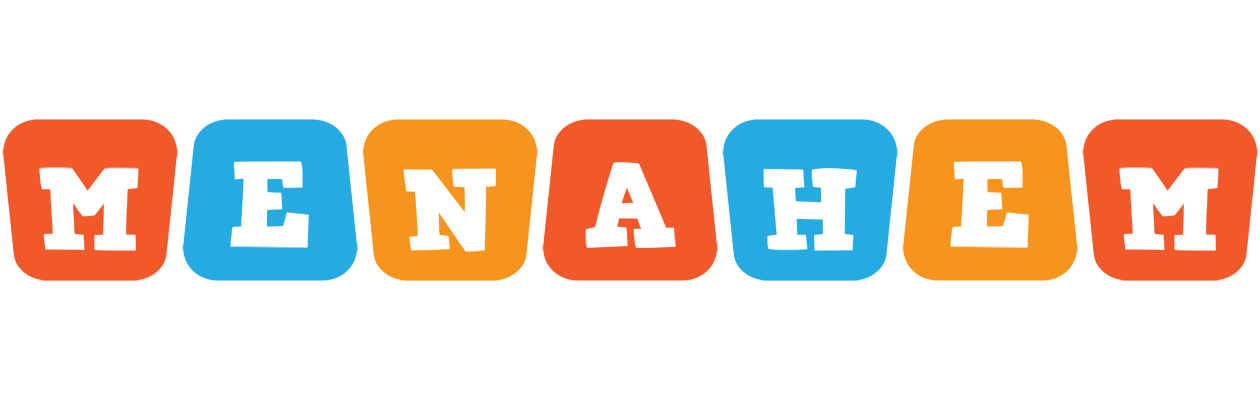 Menahem comics logo