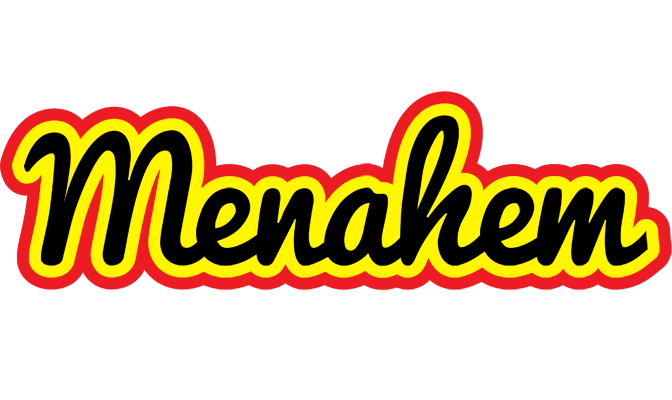 Menahem flaming logo