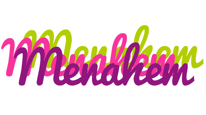 Menahem flowers logo