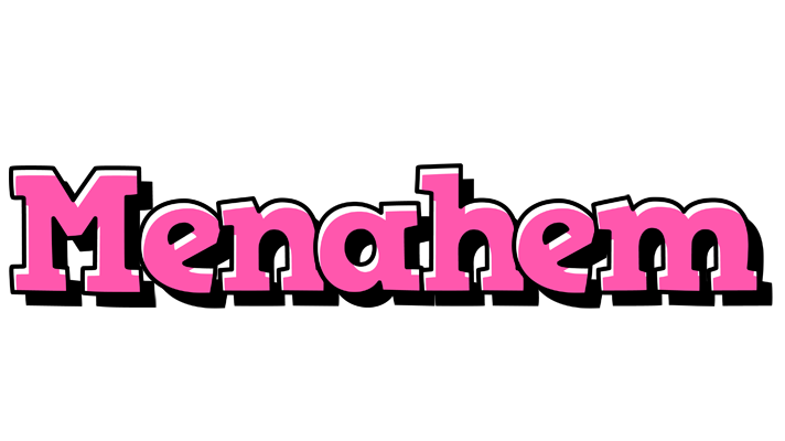 Menahem girlish logo