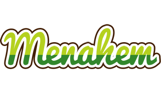 Menahem golfing logo