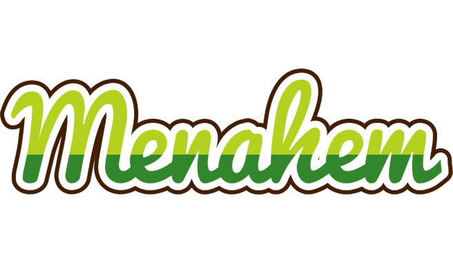 Menahem golfing logo