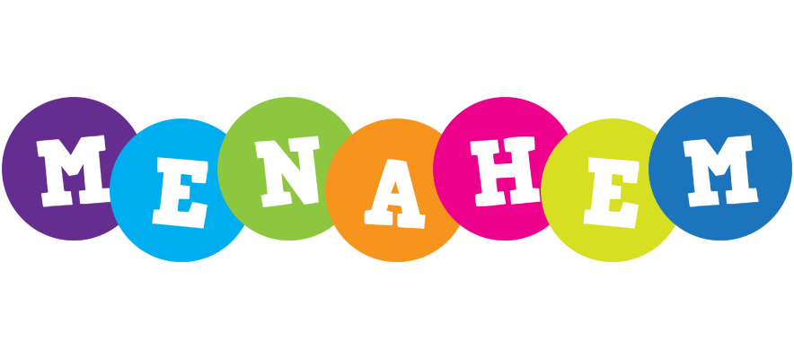 Menahem happy logo