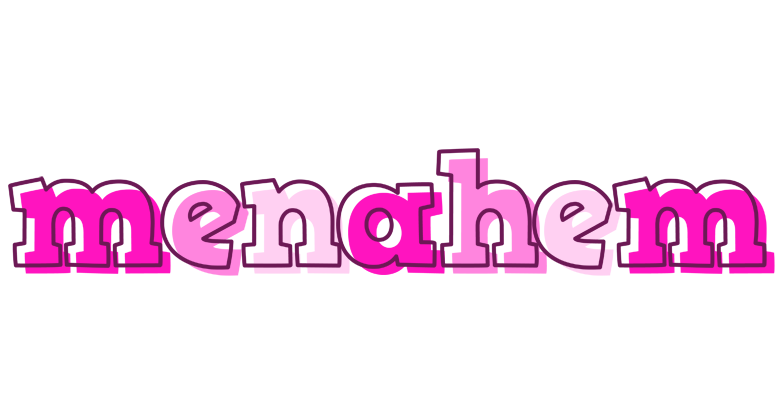 Menahem hello logo