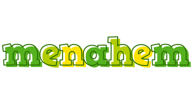 Menahem juice logo