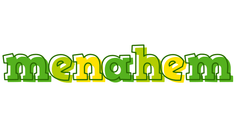 Menahem juice logo
