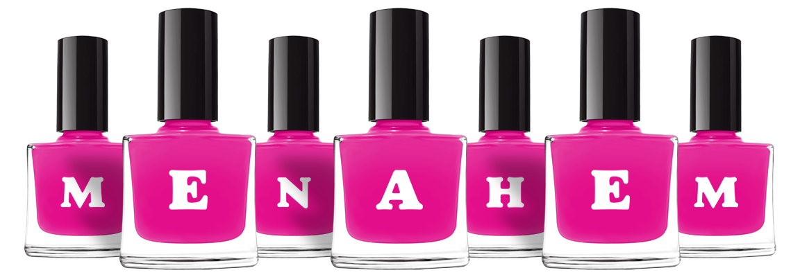 Menahem nails logo