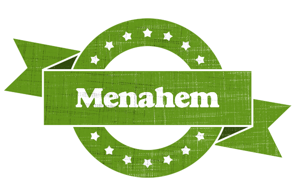 Menahem natural logo