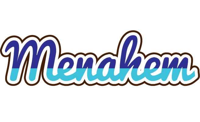 Menahem raining logo