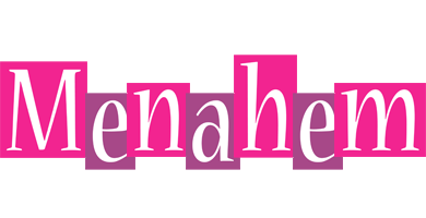 Menahem whine logo