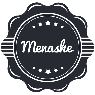 Menashe badge logo