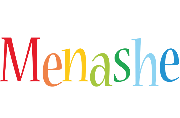 Menashe birthday logo