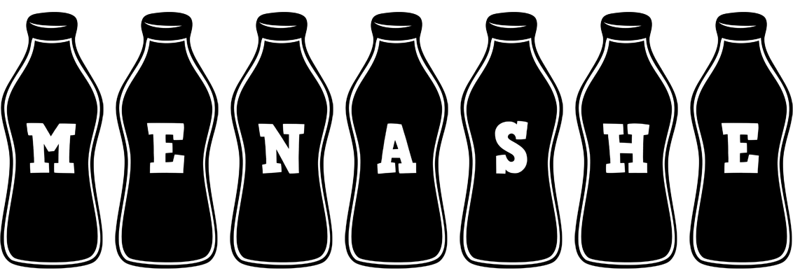 Menashe bottle logo