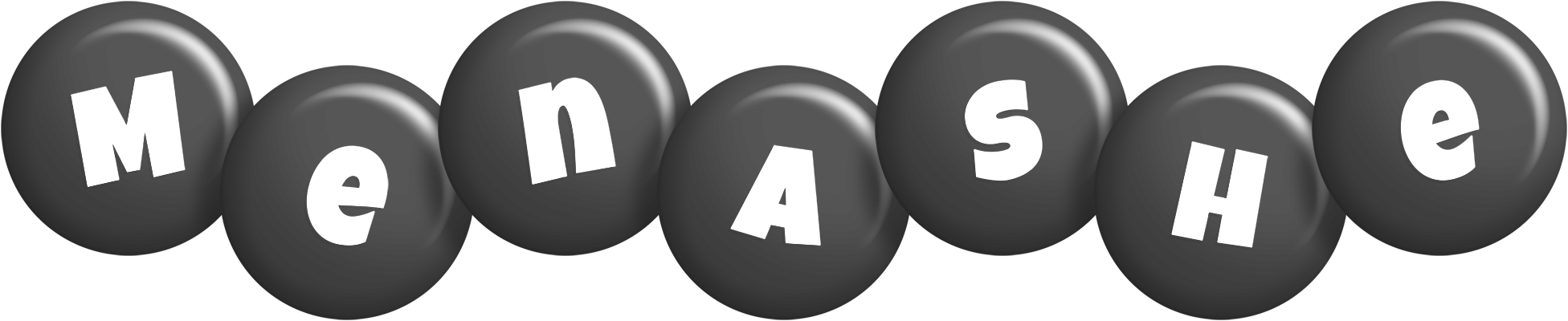 Menashe candy-black logo