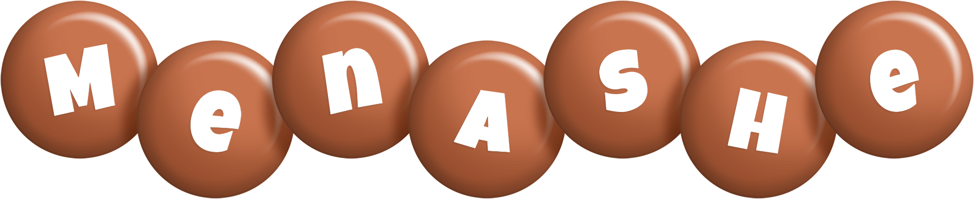 Menashe candy-brown logo