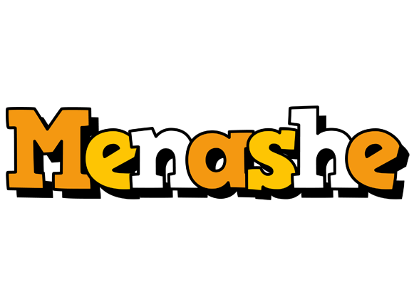 Menashe cartoon logo