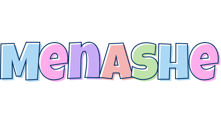 Menashe pastel logo