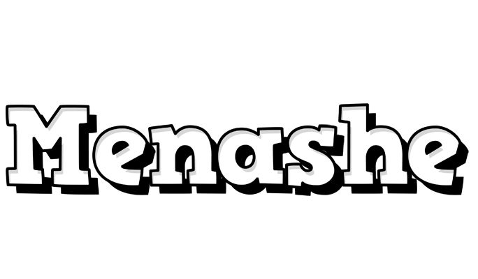 Menashe snowing logo