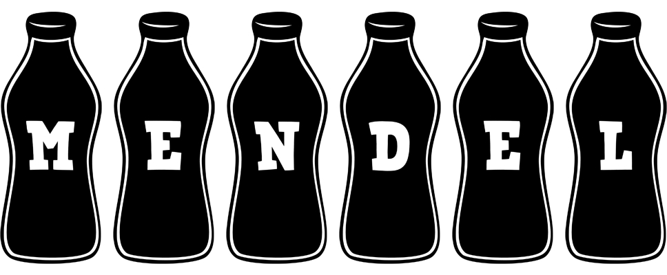 Mendel bottle logo