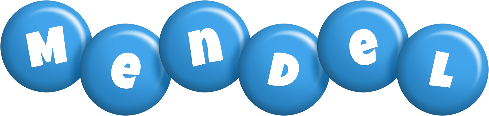 Mendel candy-blue logo