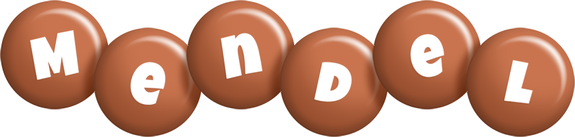 Mendel candy-brown logo