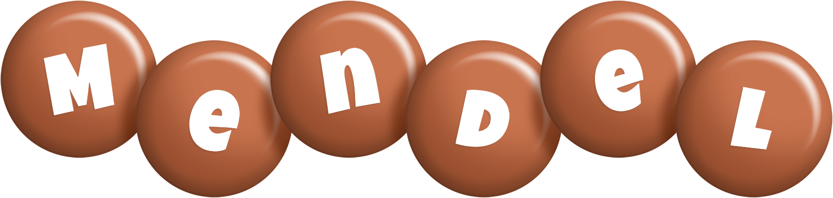 Mendel candy-brown logo