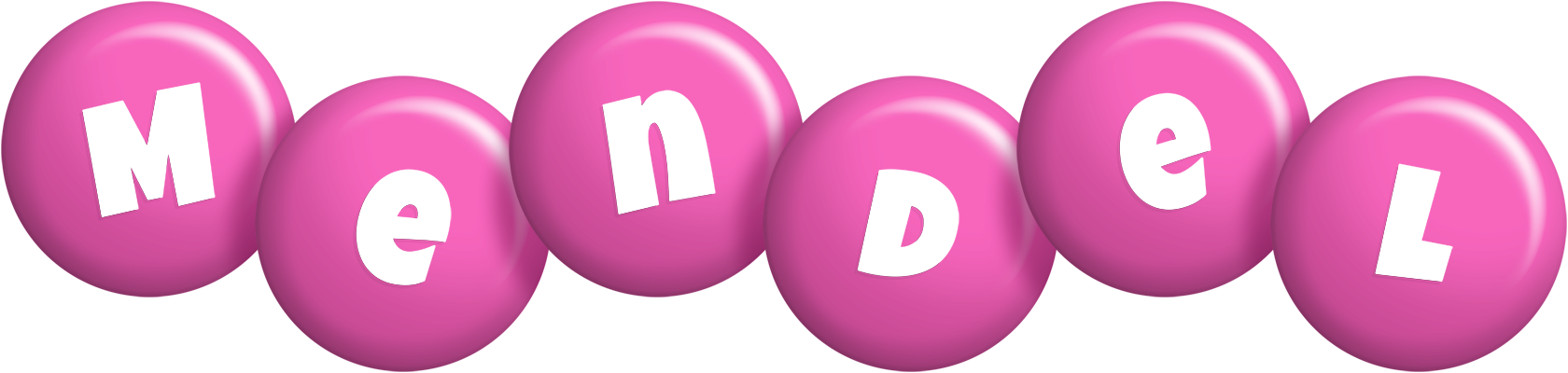 Mendel candy-pink logo