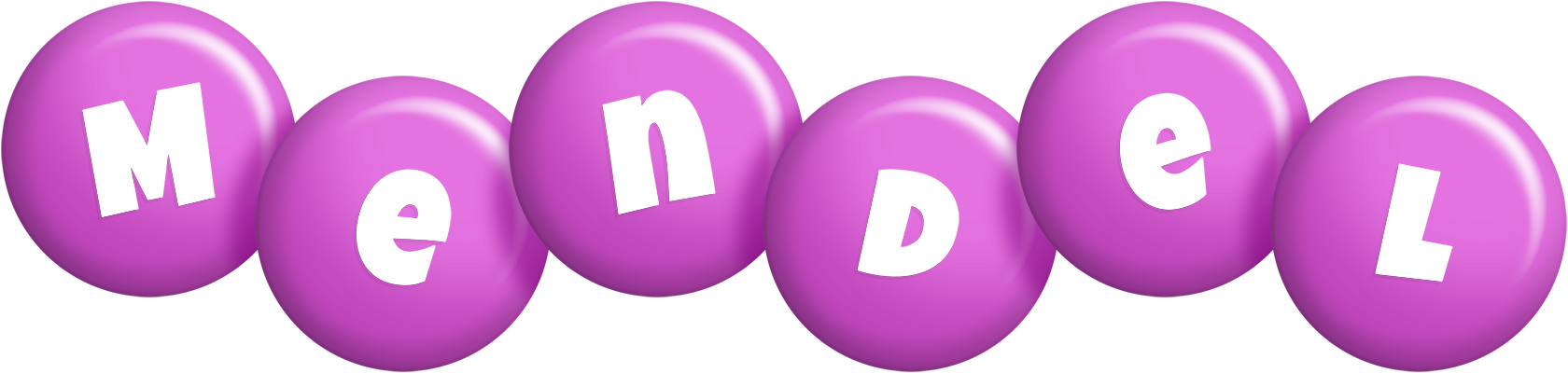 Mendel candy-purple logo