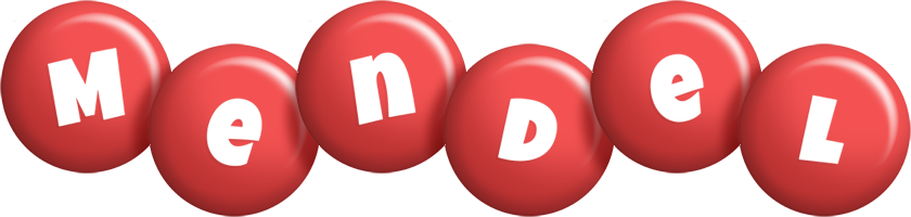 Mendel candy-red logo