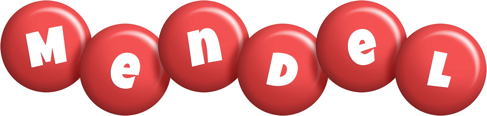 Mendel candy-red logo