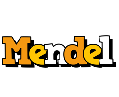 Mendel cartoon logo