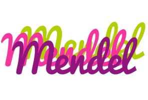 Mendel flowers logo