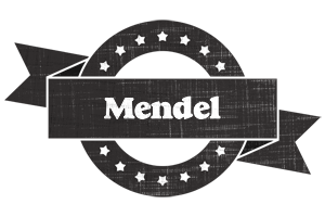 Mendel grunge logo