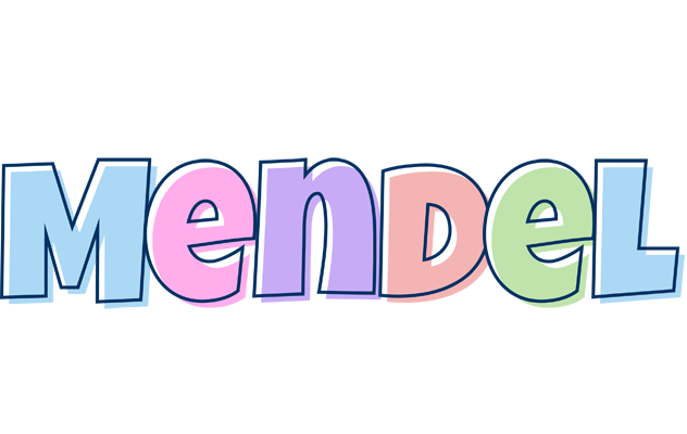 Mendel pastel logo
