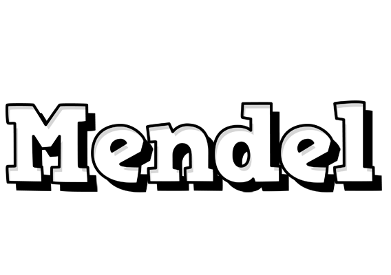 Mendel snowing logo