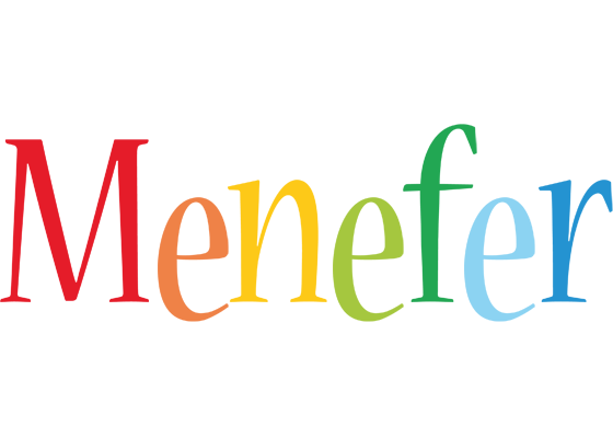 Menefer birthday logo