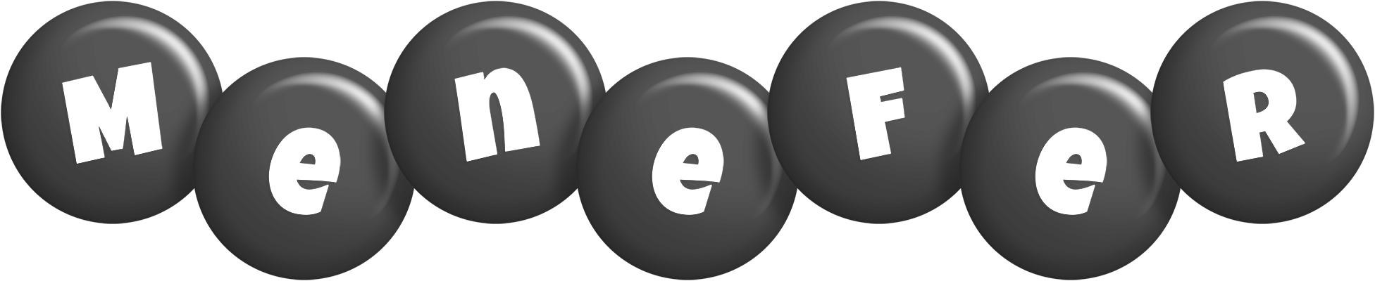 Menefer candy-black logo