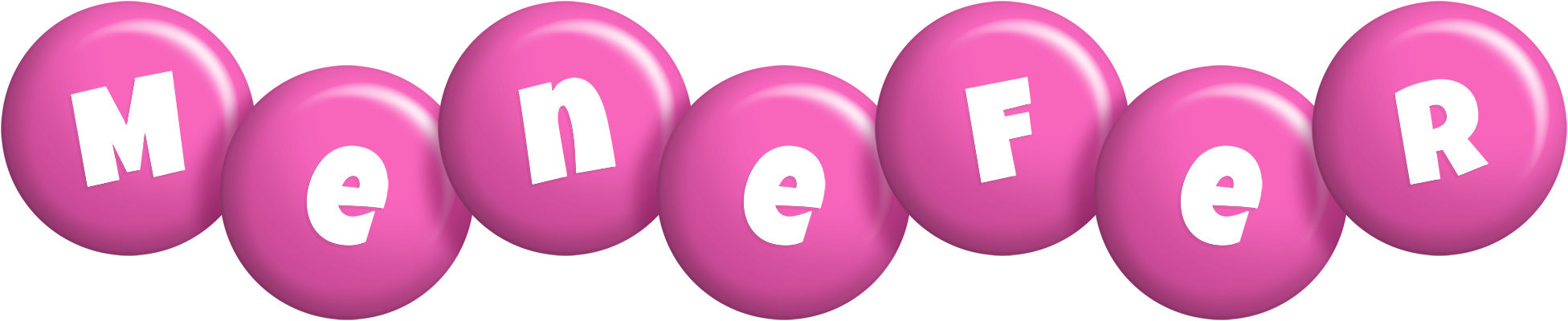 Menefer candy-pink logo