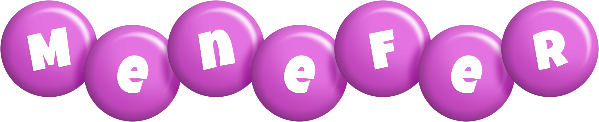 Menefer candy-purple logo