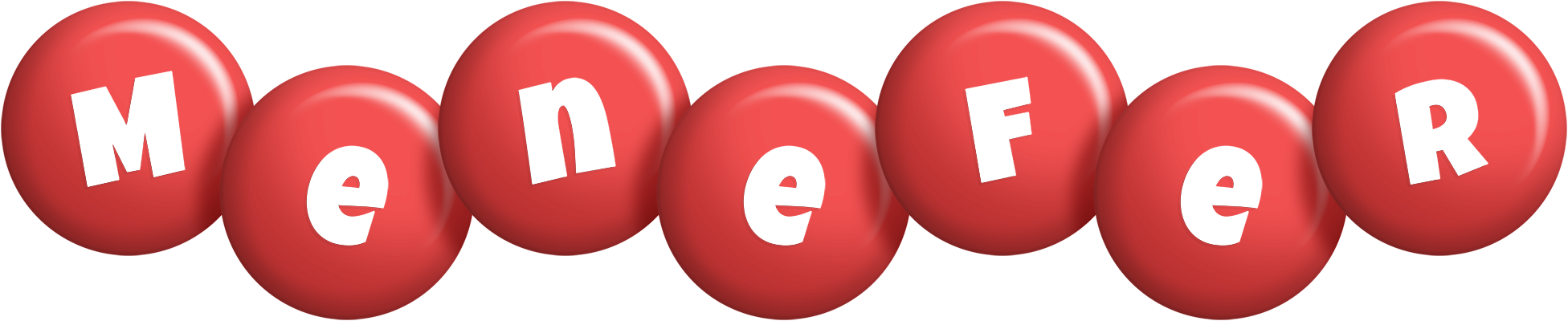Menefer candy-red logo