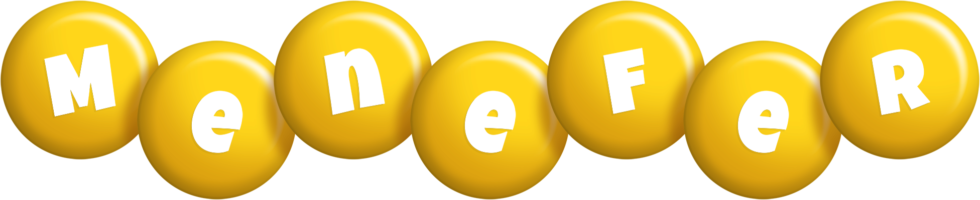 Menefer candy-yellow logo