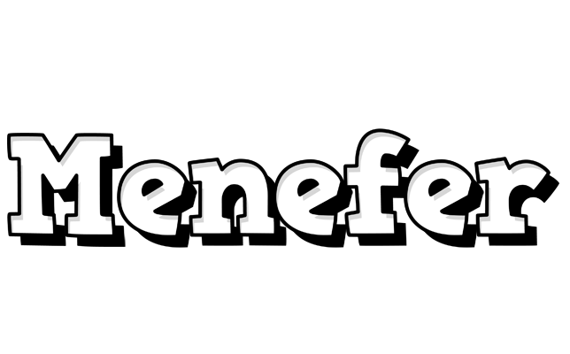 Menefer snowing logo