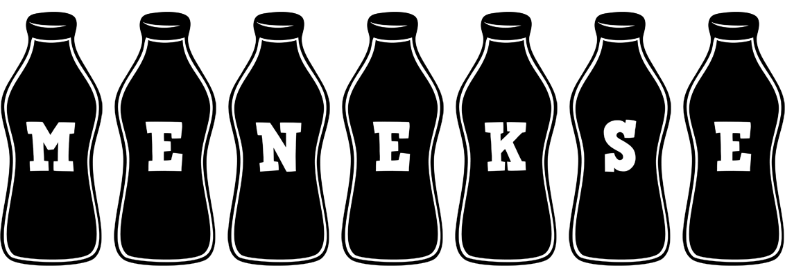Menekse bottle logo