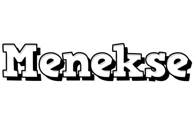 Menekse snowing logo