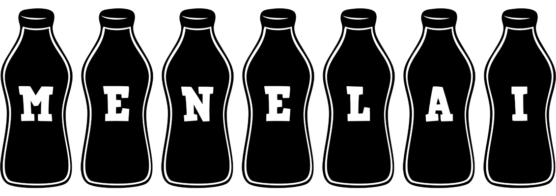Menelai bottle logo