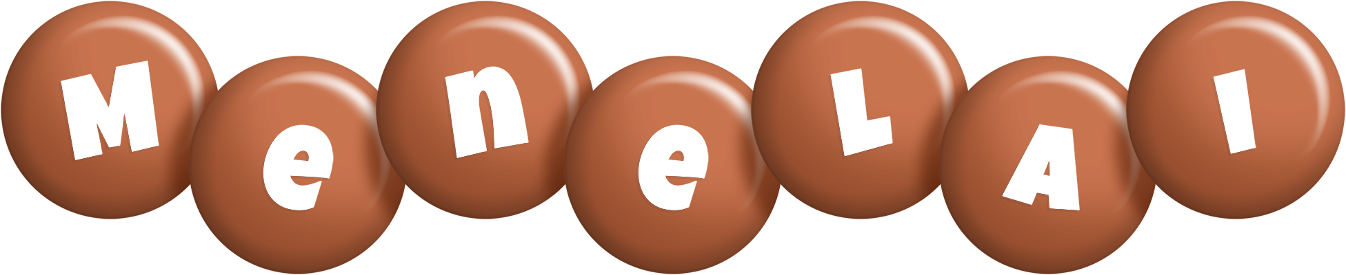 Menelai candy-brown logo
