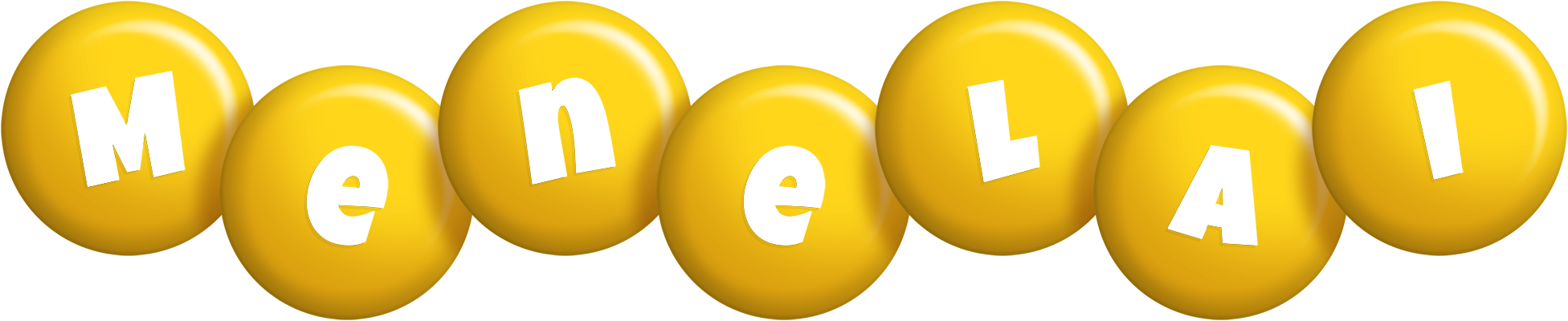 Menelai candy-yellow logo