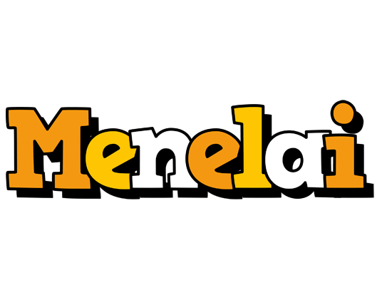Menelai cartoon logo